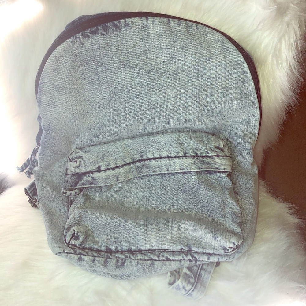 Denim Backpack 🎒 - Picture 1 of 6